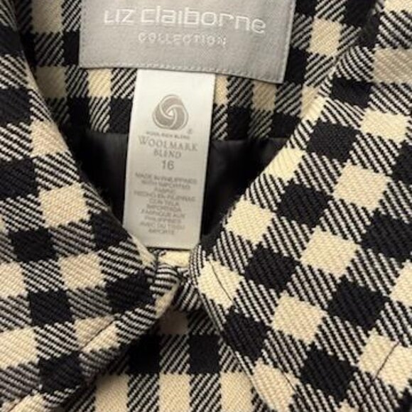VTG - Liz Claiborne Collection Double Breasted Blazer Jacket - Sz 16 - Picture 2 of 4